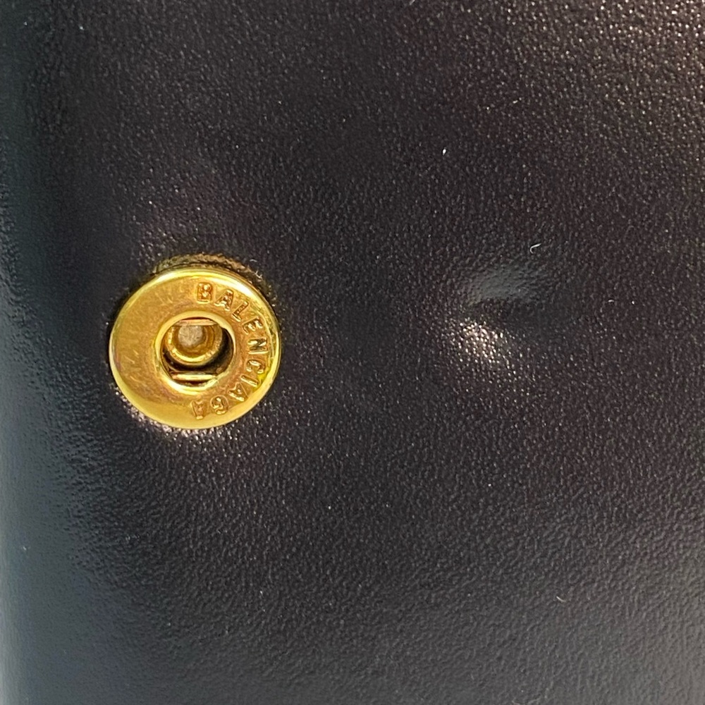 Balenciaga Black Wallet with Gold Logo - Picture 7 of 14